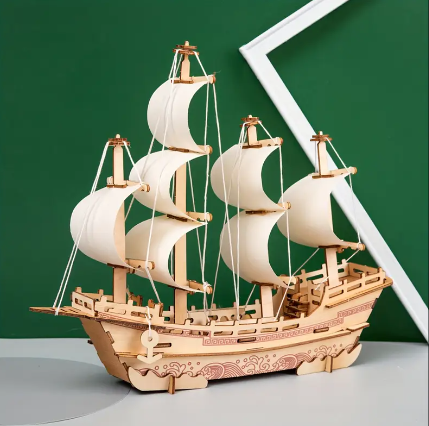 ⛵ Anije Tregtare Vintage me Vela