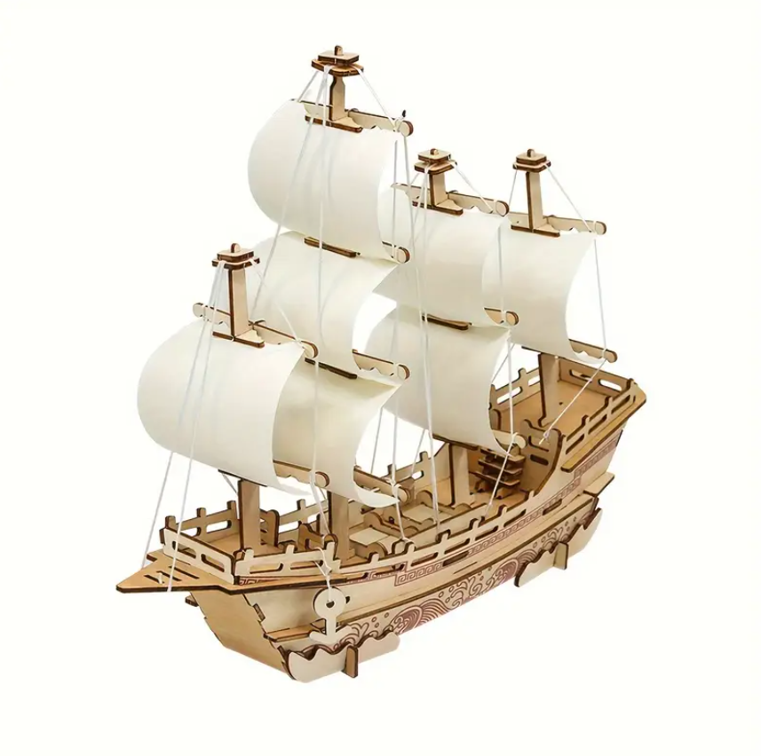 ⛵ Anije Tregtare Vintage me Vela