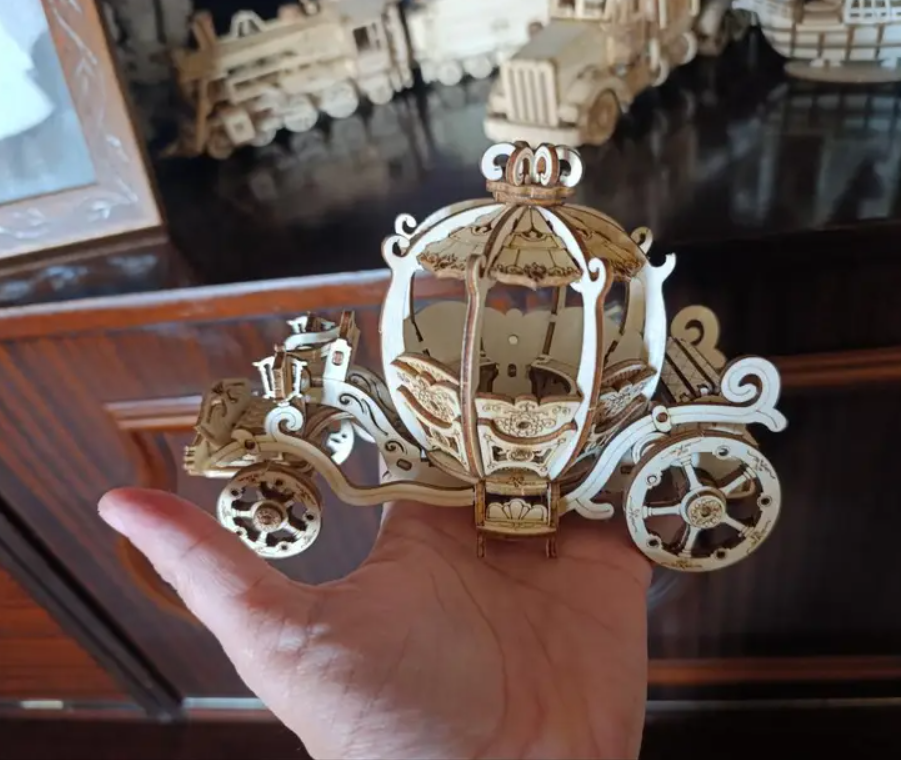 đȘ” Karroca e Hirushes â Puzzle 3D prej Druri (Elegant & magjik)