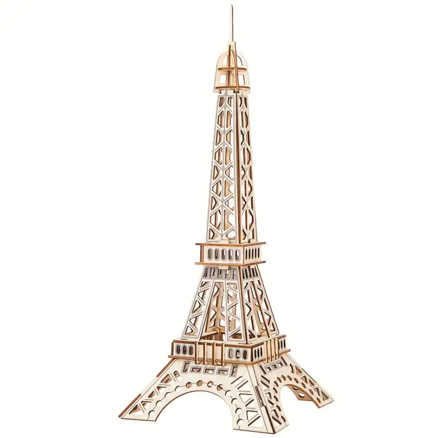 🗼 Kulla Eiffel - Puzzle 3D Prej Druri