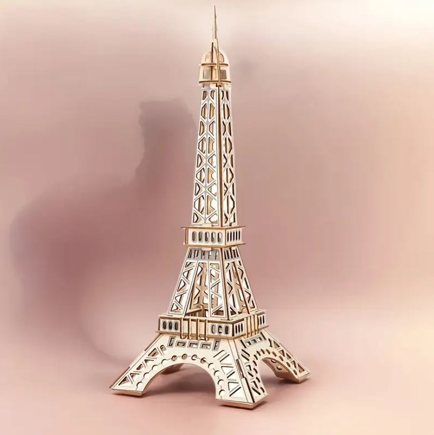 🗼 Kulla Eiffel - Puzzle 3D Prej Druri