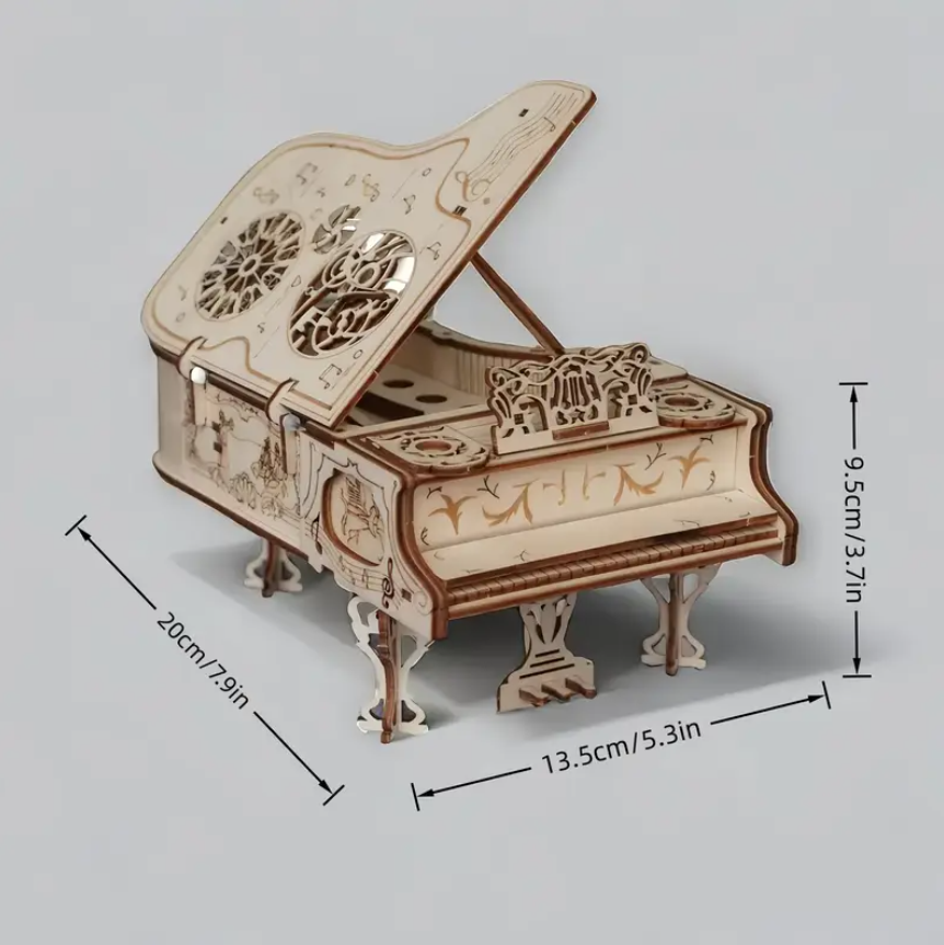 🎹✨ Piano prej Druri – Puzzle 3D