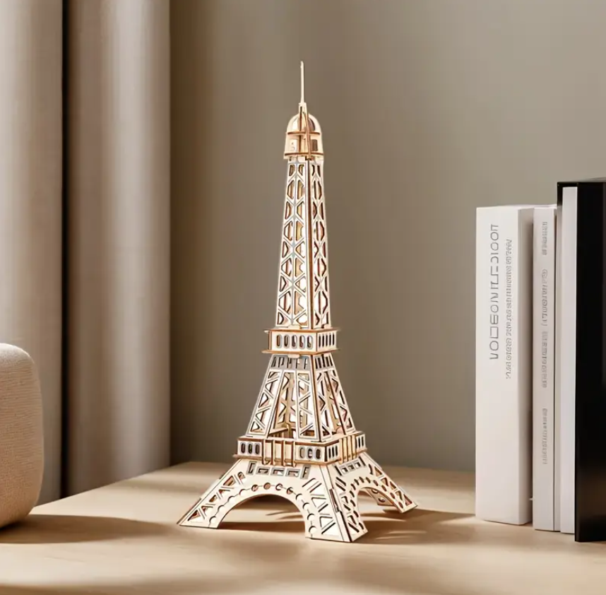 🗼 Kulla Eiffel - Puzzle 3D Prej Druri