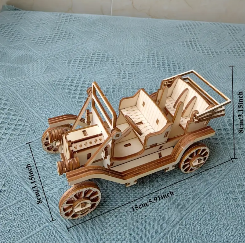 🚗 Makina Klasike Retro - Puzzle 3D prej Druri