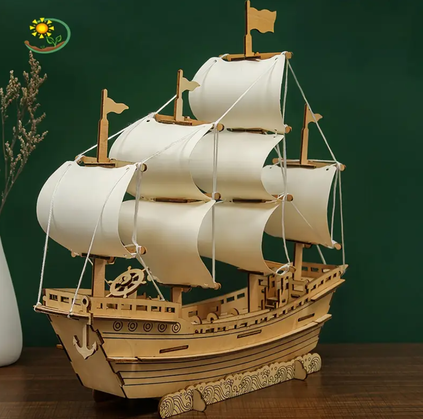 ⛵ Anije Tregtare Vintage me Vela