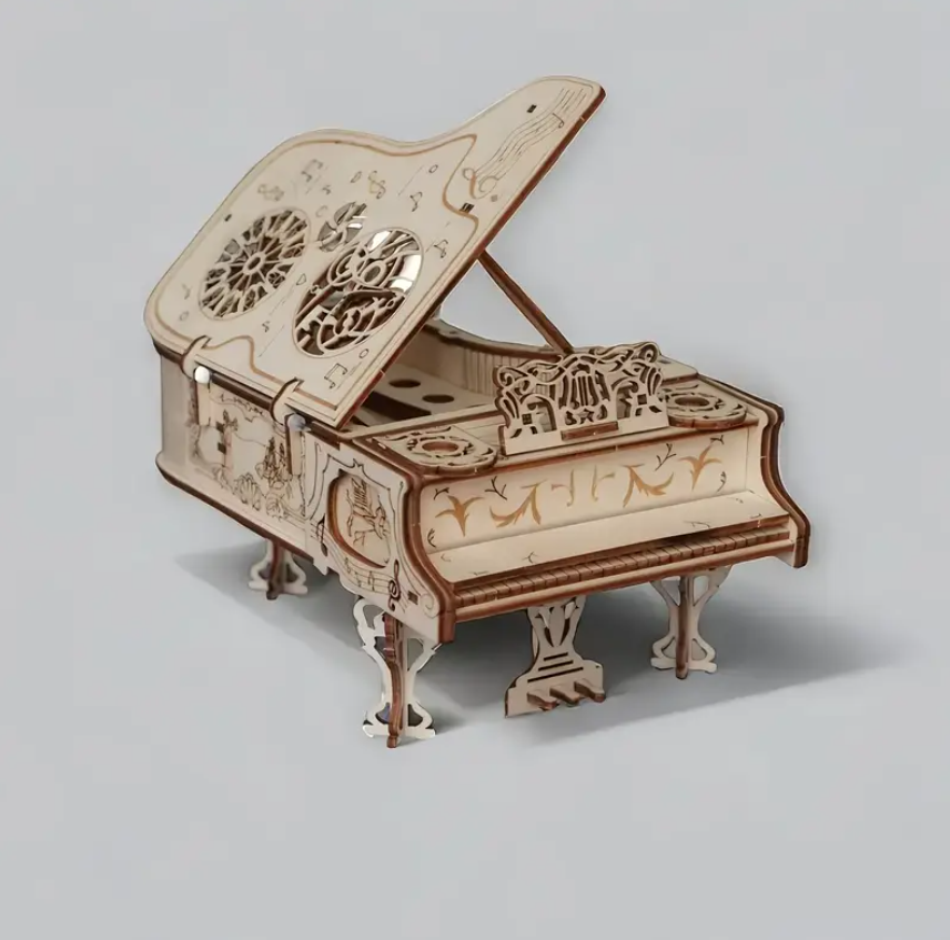 🎹✨ Piano prej Druri – Puzzle 3D