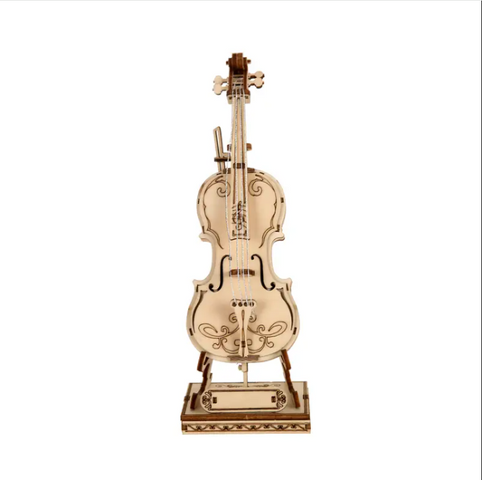 🎻 DIY 3D Wooden Violin Puzzle