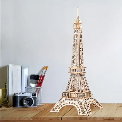 🗼 Kulla Eiffel - Puzzle 3D Prej Druri