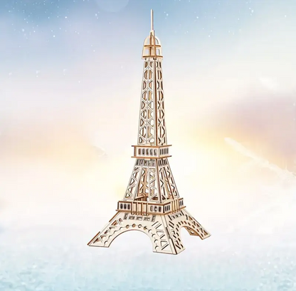 🗼 Kulla Eiffel - Puzzle 3D Prej Druri