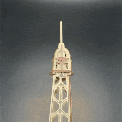 🗼 Kulla Eiffel - Puzzle 3D Prej Druri
